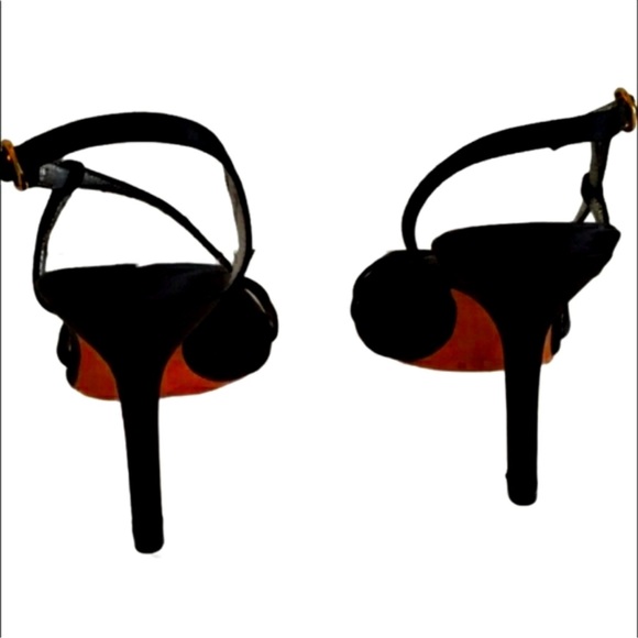 NWOT BCBGMaxAria strappy satin heels 6/36 - Picture 4 of 6